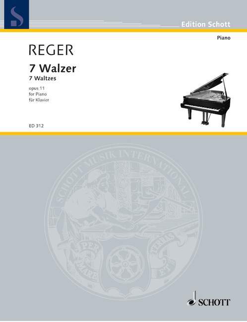 Tiskovina WALZER(7) OPUS 11 PIANO MAX REGER