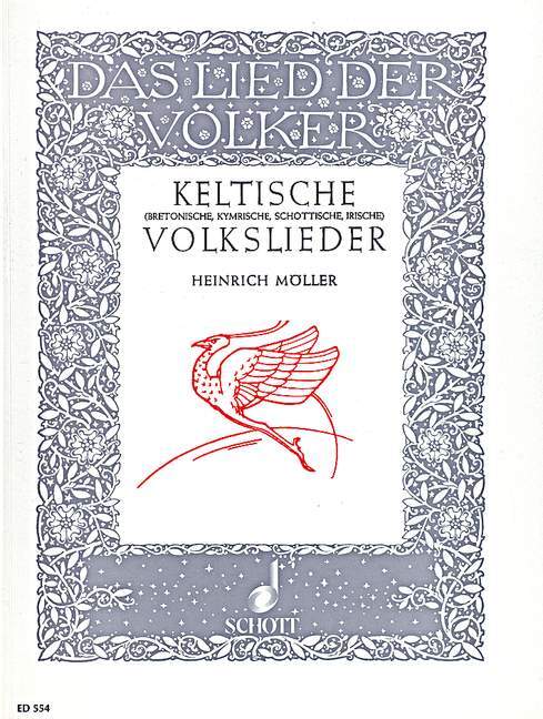 Tlačovina LIED DER VOLKER KELTISCHE LIEDER HEINRICH MOELLER
