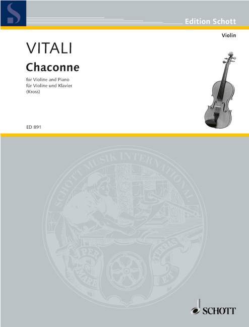 Prasa CHACONNE VIOLON TOMASO ANTONIO VITAL