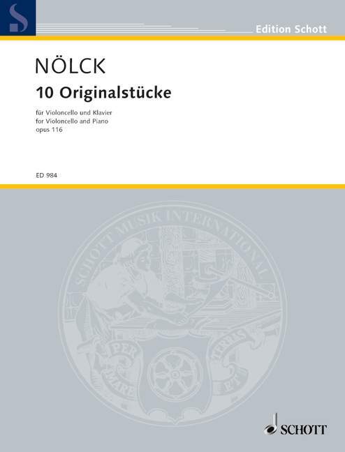Tiskani izdelki ORGINALSTUCKE(10) OPUS 116 VIOLONCELLE AUGUST NOELCK
