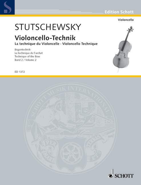 Tiskani izdelki VIOLONCELLO TECHNIQUE BAND 2 VIOLONCELLE JOACHIM STUTSCHEWSKY