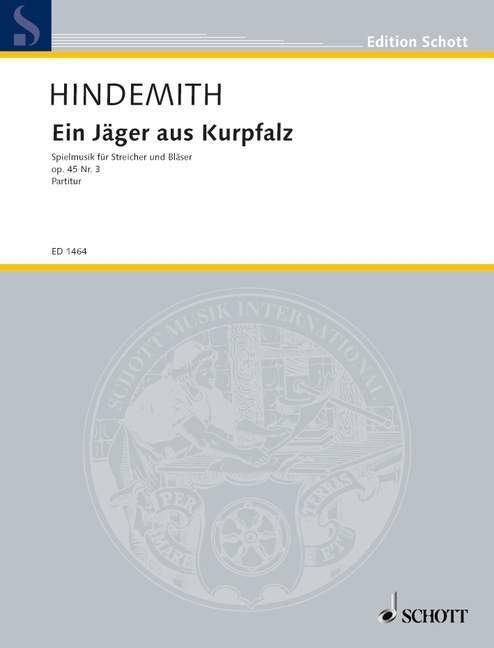 Nyomtatványok EIN JAGER AUS KURPFALZ DER PAUL HINDEMITH