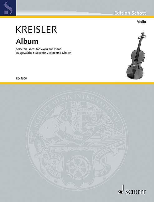 Drucksachen ALBUM VIOLON FRITZ KREISLER