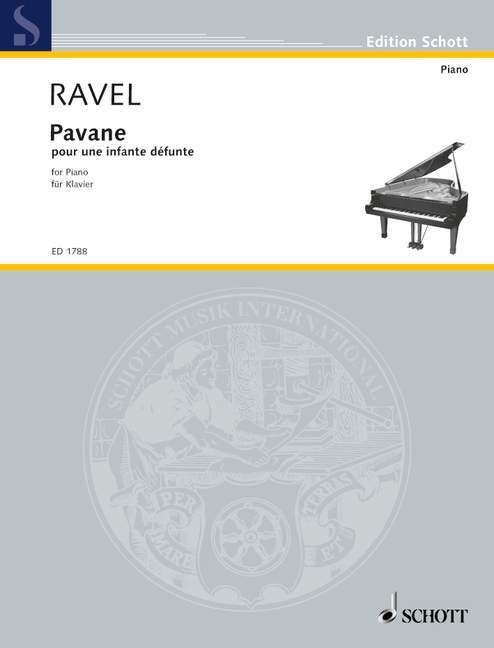 Tiskovina PAVANE PIANO MAURICE RAVEL