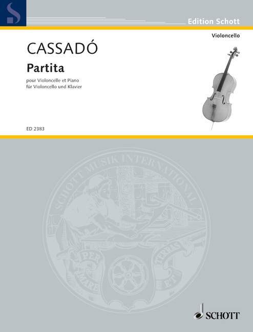 Drucksachen PARTITA VIOLONCELLE GASPAR CASSADO