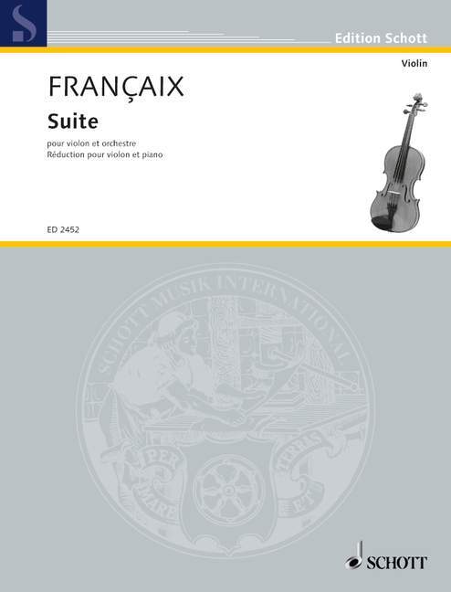 Materiale tipărite SUITE JEAN FRANCAIX