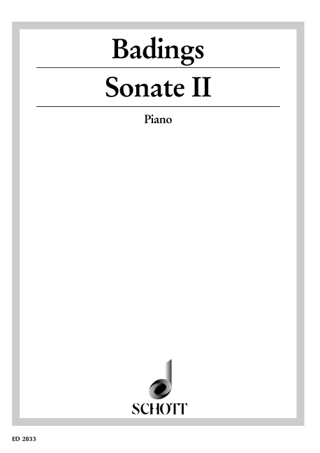 Tiskani izdelki SONATE 2 PIANO HENK BADINGS