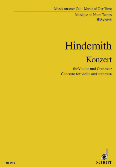 Tiskani izdelki CONCERTO PAUL HINDEMITH