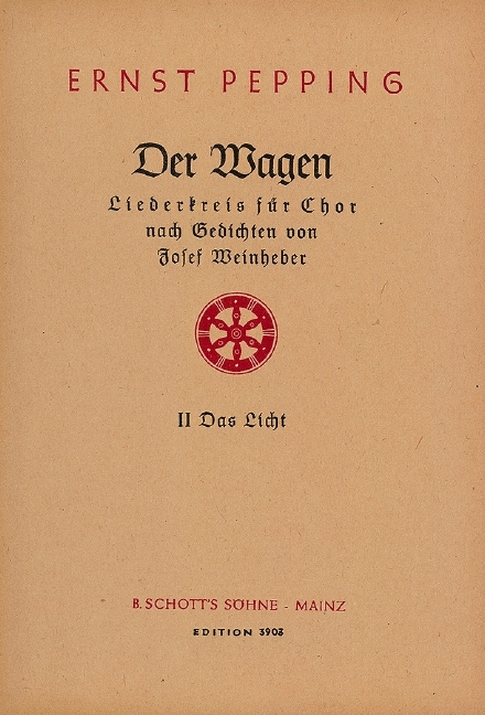 Printed items DER WAGEN ERNST PEPPING