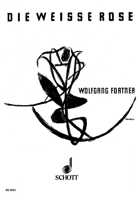 Drukwerk DIE WEI E ROSE CHANT WOLFGANG FORTNER