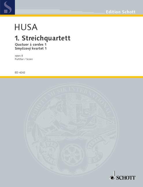 Artigos impressos 1. STRING QUARTET OP. 8 MUSIQUE D'ENSEMBLE KAREL HUSA