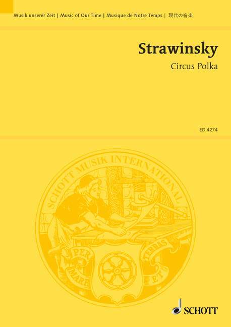 Printed items CIRCUS POLKA IGOR STRAVINSKY