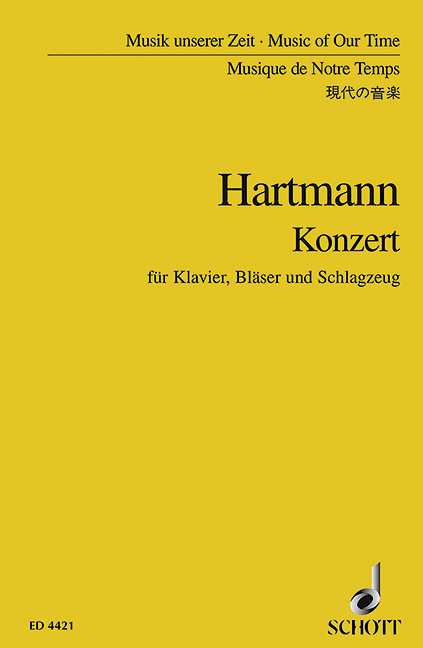 Printed items CONCERTO KARL AMADEUS HARTMAN