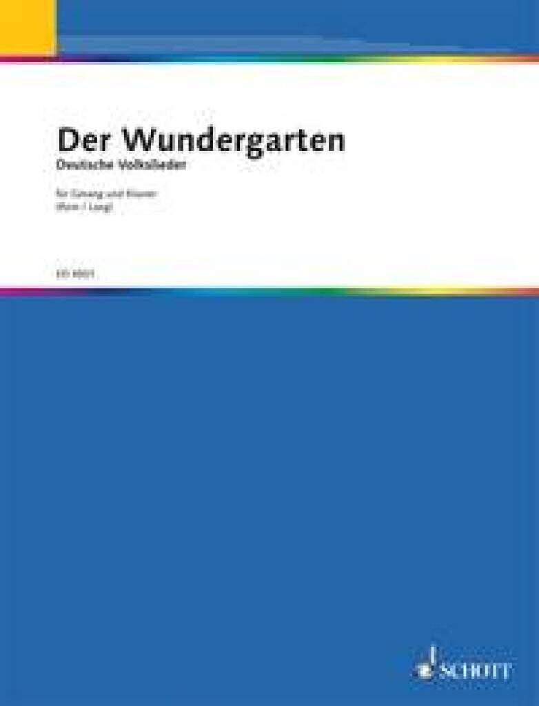 Knjiga DER WUNDERGARTEN CHANT HANS LANG_WALTER REI