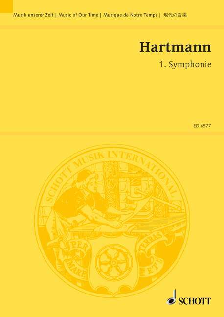 Drucksachen 1. SYMPHONIE KARL AMADEUS HARTMAN