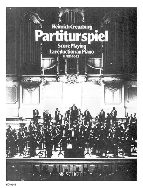 Printed items PARTITURSPIEL 3 HEINRICH CREUZBURG