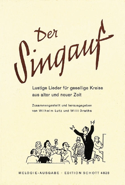 Tiskani izdelki DER SINGAUF WILHELM LUTZ