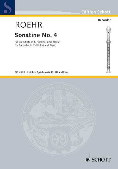 Printed items SONATINE 4 WALTER ROEHR
