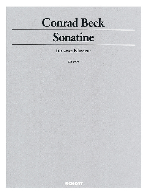 Printed items SONATINA CONRAD BECK
