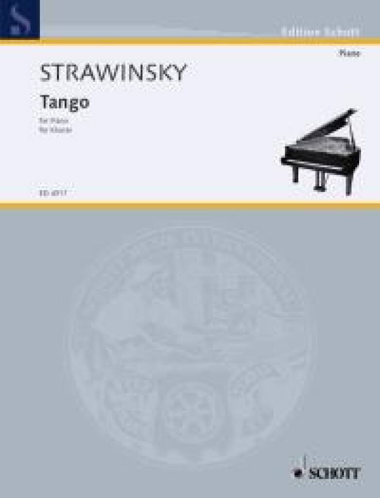 Knjiga TANGO PIANO IGOR STRAVINSKY