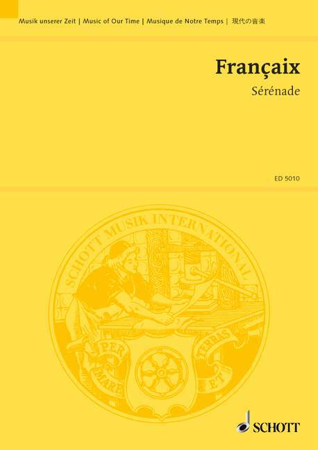 Tiskani izdelki SERENADE JEAN FRANCAIX