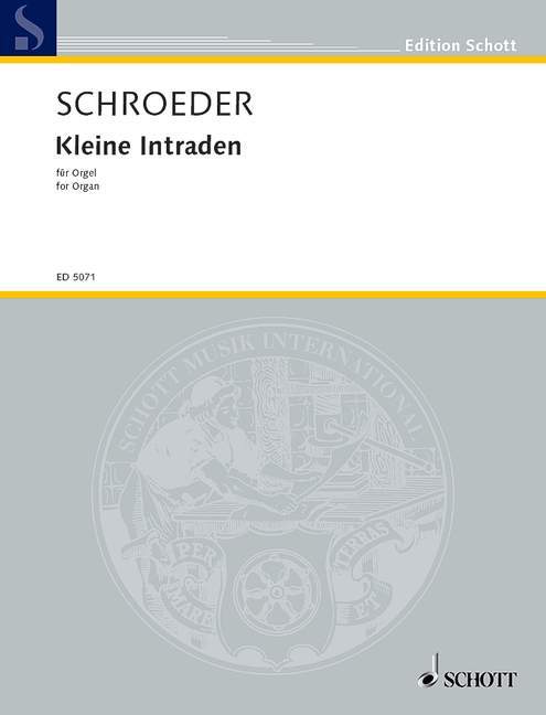 Tiskani izdelki INTRADEN ORGEL ORGUE HERMANN SCHROEDER