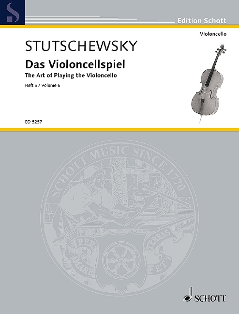 Drucksachen VIOLONCELLSPIELS VOL. 6 (TED.-INGL.) J. STUTSCHEWSKY