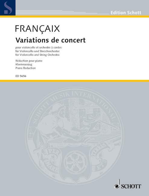 Prasa VARIATIONS DE CONCERT JEAN FRANCAIX