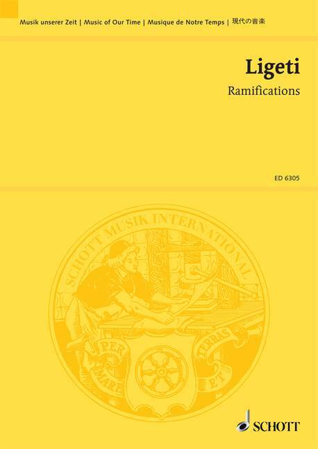 Tiskovina RAMIFICATIONS G. LIGETI