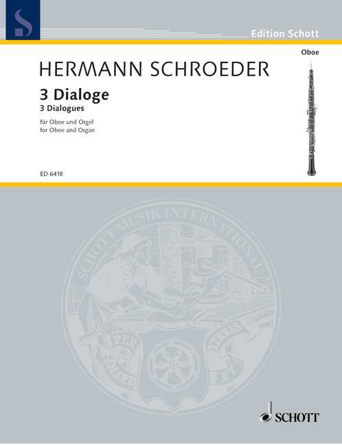 Printed items THREE DIALOGUES HERMANN SCHROEDER