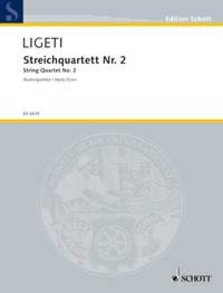 Knjiga STRING QUARTET NO. 2 (1968) GYORGY LIGETI