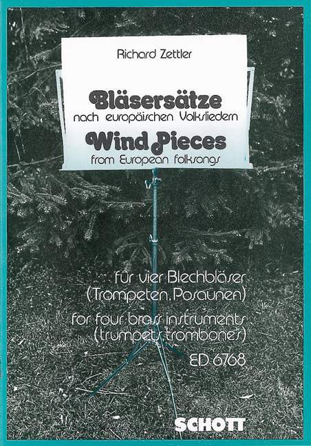 Tiskani izdelki WIND PIECES FROM EUROPEAN FOLKSONGS RICHARD ZETTLER
