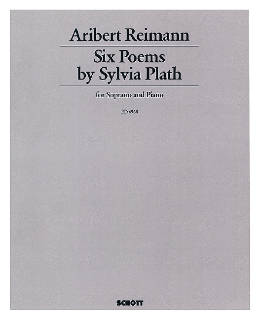 Drukwerk SIX POEMS ARIBERT REIMANN