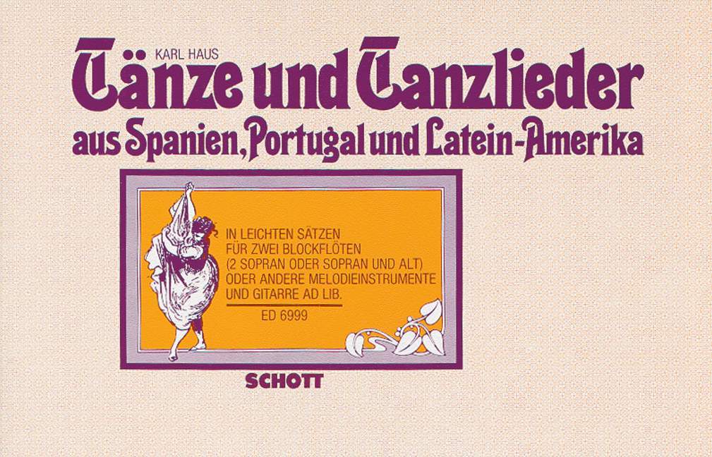 Prasa TANZE UND TANZLIEDER KARL HAUS