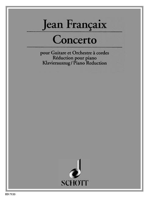Tiskani izdelki CONCERTO JEAN FRANCAIX