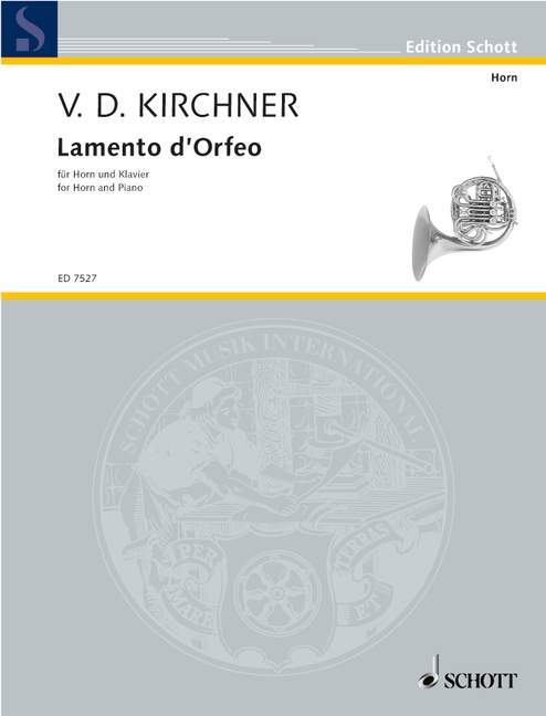Drukwerk LAMENTO D'ORFEO COR VOLKER DAVID KIRCHNE