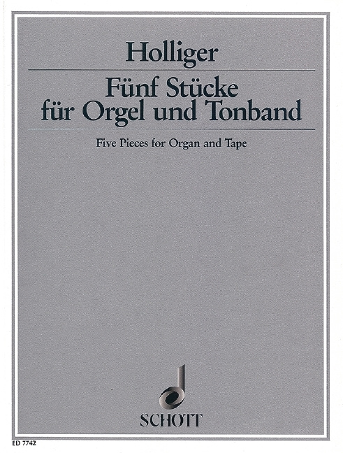 Artigos impressos 5 PIECES HEINZ HOLLIGER