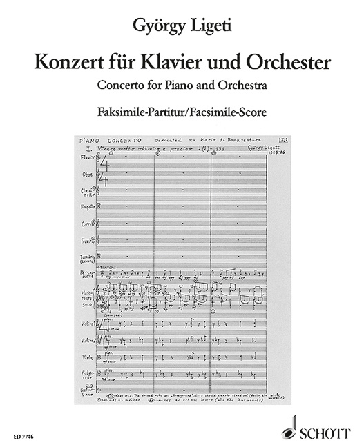 Drukwerk CONCERTO GYORGY LIGETI