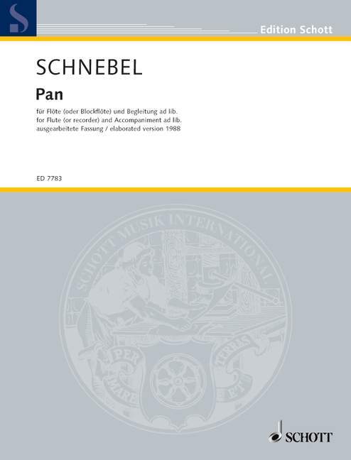 Tiskani izdelki PAN DIETER SCHNEBEL