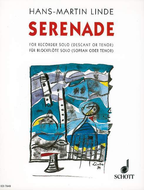 Printed items SERENADE SBFL. HANS-MARTIN LINDE