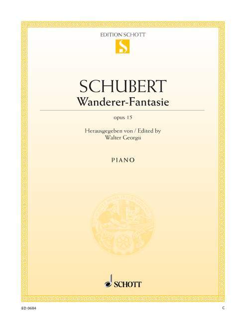 Materiale tipărite WANDERER FANTASIE C OPUS 15 PIANO FRANZ SCHUBERT