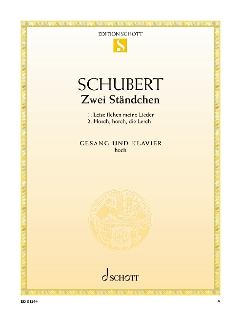 Tiskani izdelki STANDCHEN(2) CHANT FRANZ SCHUBERT