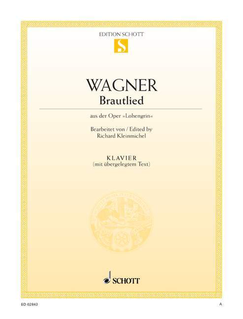Tiskani izdelki BRAUTLIED PIANO RICHARD WAGNER