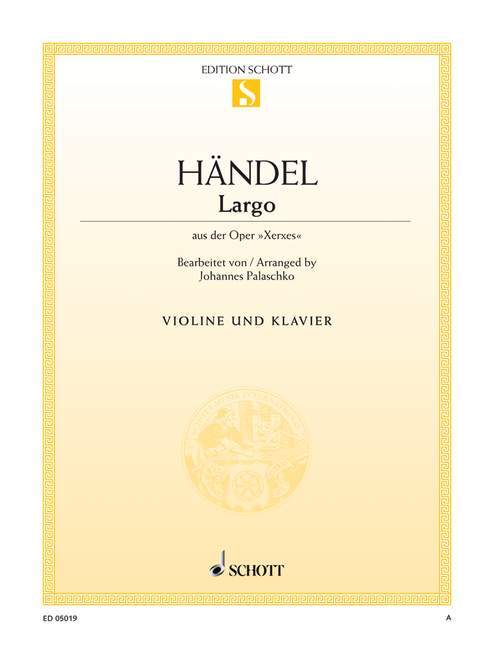 Prasa LARGO (XERXES) VIOLON GEORG FRIEDRICH HAND