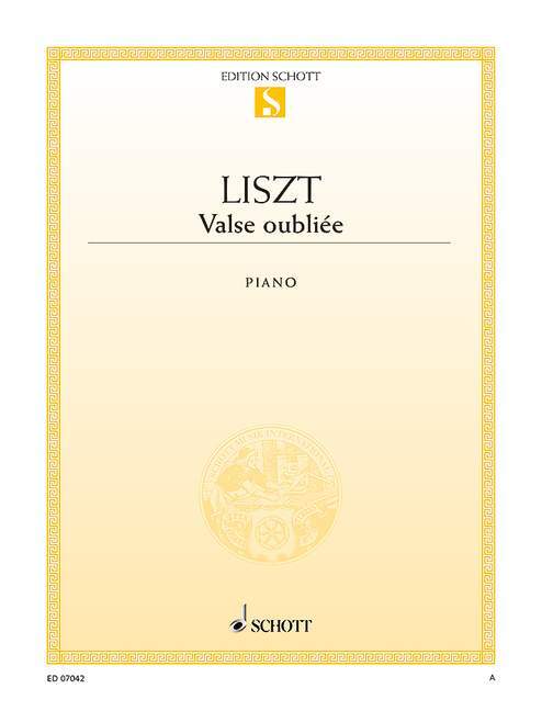 Materiale tipărite VALSE OUBLIEE PIANO FRANZ LISZT