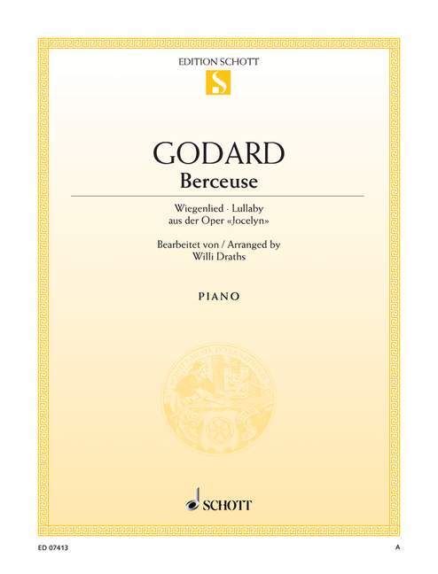 Tiskani izdelki BERCEUSE DE JOCELYN PIANO BENJAMIN GODARD