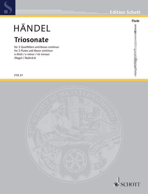 Tiskani izdelki TRIOSONATE E GEORG FRIEDRICH HAND