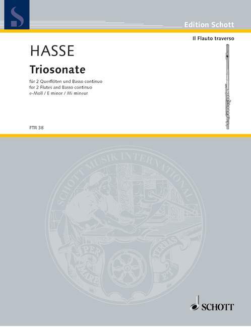 Drucksachen TRIOSONATE E JOHANN ADOLF HASSE