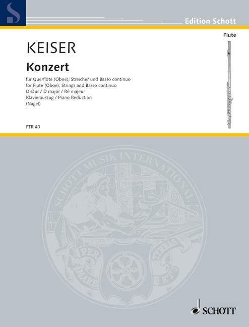 Printed items CONCERTO D MAJOR REINHARD KEISER