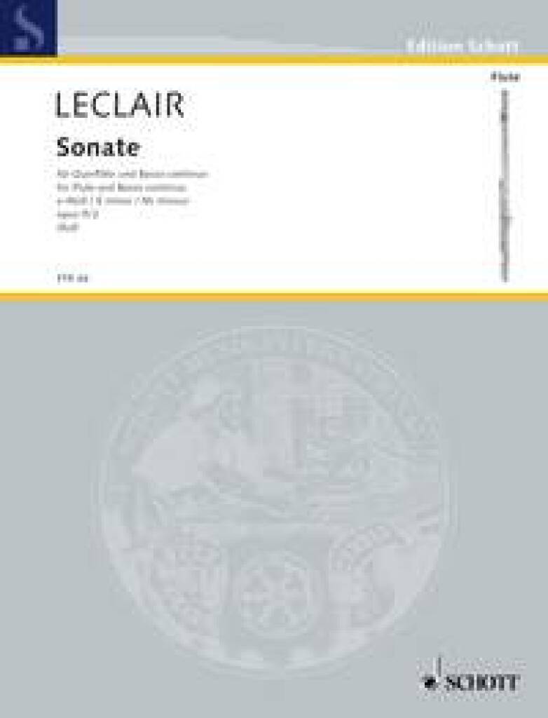 Libro SONATE E FLUTE TRAVERSIERE JEAN-MARIE LECLAIR